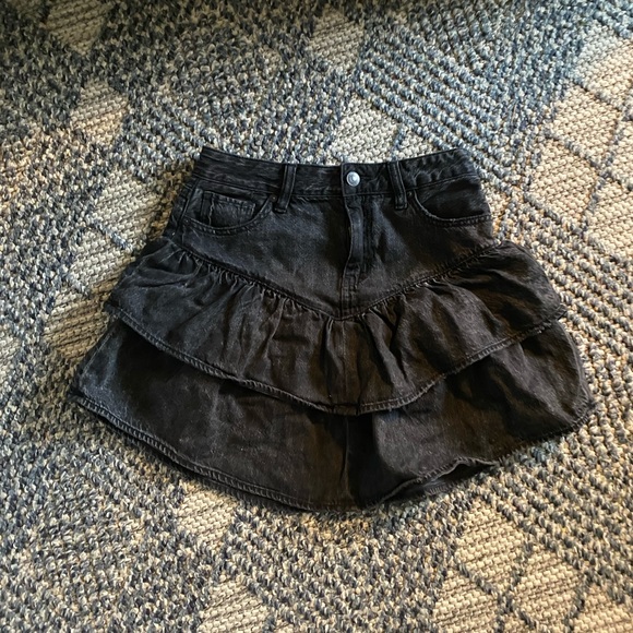 American Eagle tiered ruffle skirt size 0 - Picture 2 of 5